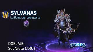 Sylvanas Brisaveloz Español Latino  Frases en Heroes of the Storm [upl. by Mencher]