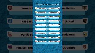 Jadwal pekan 10 BRI Liga 1 briliga1 liga1 [upl. by Ysteb]