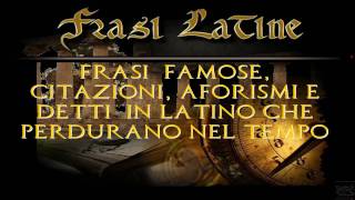 FRASI LATINE [upl. by Joshia]