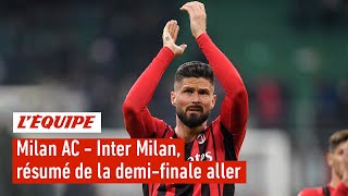 Le résumé de Milan AC  Inter Milan  Coupe dItalie demifinale aller [upl. by Clementas]