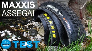 Test Pneus VTT Maxxis ASSEGAI  Le nouveau pneu Gravity Maxxis by Greg Minnaar [upl. by Humpage]