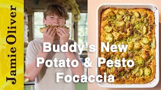 Pesto Focaccia  Buddy Oliver [upl. by Watkins]