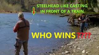 STEELHEAD VS ADS Outdoors Fishing Cowlitz River [upl. by Moya]