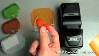 Nikon SB700  Color Filter Gels [upl. by Ahsap]