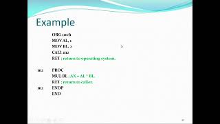 Procedure and Macros in 8086 Assembly Language [upl. by Oicul]