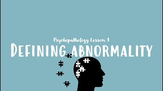 ALevel Psychology AQA Defining Abnormality [upl. by Mountfort878]