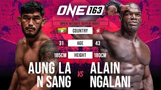 OPENWEIGHT SUPERFIGHT 🤯😱 Aung La N Sang vs Alain Ngalani [upl. by Hayilaa62]