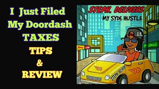 I JUST FILED MY DOORDASH TAXESMY EXPERIENCE AND TIPS [upl. by Anna-Maria967]