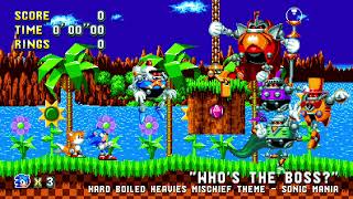 quotWhos the Bossquot HardBoiled Heavies Mischief Theme  Sonic Mania 16Bit Remix [upl. by Mell823]