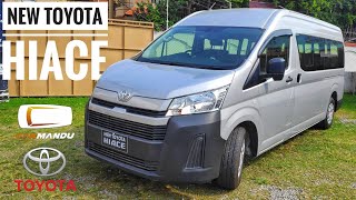 नेपाली Toyota HiAce  टोयोटा हाइएस्  Specifications and Walkaround in Nepali [upl. by Terrie]