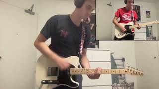 The Strokes The Clash  Clampdown Both Guitar Parts Cover [upl. by Rimaj360]