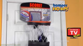 Hamper Hoops As Seen On TV Commercial Buy Hamper Hoops As Seen On TV Basketball Hoop Laundry Basket [upl. by Catharina]