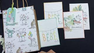 Live Scrapbooking et cartes thème naissance [upl. by Chinua]