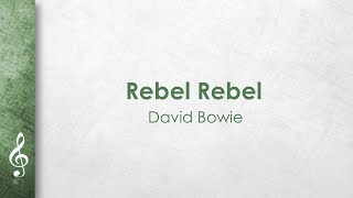 Rebel Rebel  David Bowie DE [upl. by Huntington26]