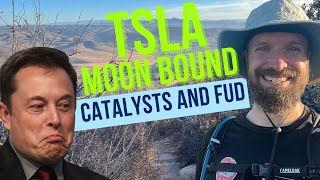 TSLA MOON BOUND from HUGE catalysts despite the FUD 🚀🚀🚀 [upl. by Notserc474]