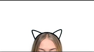 Enkla kattöron amp kaninöron till maskerad  DIY Tutorial Fyndiq [upl. by Dulce]