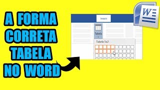 Como fazer Tabela no Word 2010 e 2016  configurações [upl. by Javed]