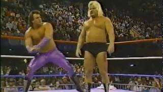 WWF Brutus The Barber Beefcake vs The Hammer Nov 1987 [upl. by Ynohtnaeoj]