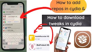 How to add repos or sources to cydia  how to download tweaks from cydia [upl. by Littman]