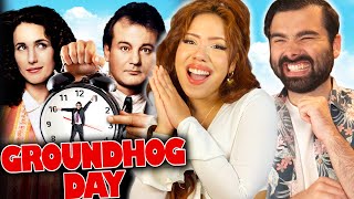 GROUNDHOG DAY IS PHENOMINAL Groundhog Day Movie Reaction First Time Watching [upl. by Harrak13]