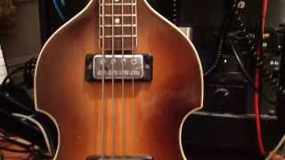 Hofner Bass 1964 quotBeatle Bassquot [upl. by Aia]