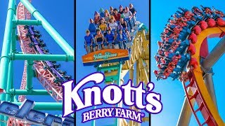 Top 10 Fastest Rides amp Roller Coasters at Knotts Berry Farm [upl. by Ellesirg]