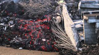 Pico do Fogo Volcano destroyed houses [upl. by Annahahs]