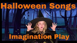 Halloween Songs For Kids and Babies  Katie Dwyer Music  Imaginative and creative play for children [upl. by Almire]