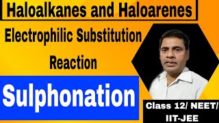 Electrophilic Substitution Reaction  Sulphonation 31  Class 12 NEET IITJEE [upl. by Appledorf]