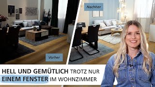 Helles amp gemütliches Wohnzimmer  Makeover  INTERIYEAH [upl. by Fontes787]