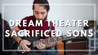 Dream Theater  Sacrificed Sons Guitar solo cover [upl. by Gretel444]