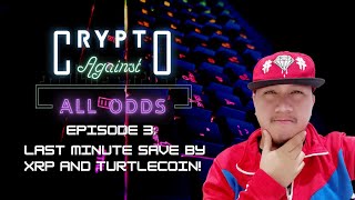 Crypto Against All Odds Episode 3 Last minute save by XRP amp Turtlecoin [upl. by Aivatco]