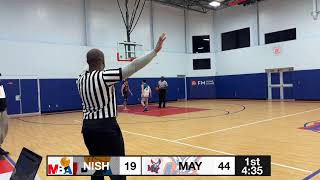 NISH vs MAY Basketball [upl. by Otreblasiul578]