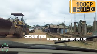 Odumase Seikwa and Odumase Kwatire Roads in the Bono Region of Ghana odumasekwatire seikwaghana [upl. by Waldron]