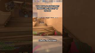 VILLAGER Z MINECRAFT W CS2 csgo counterstrike counterstrike2 cs2 shorts villager minecraft [upl. by Inalial]