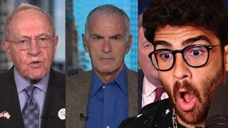 Norman Finkelstein DESTROYS Alan Dershowitz In Debate On Piers Morgan  Hasanabi reacts [upl. by Aneem]