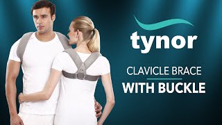 How to wear Tynor Clavicle Brace with buckle for immobilizationampstability of fractured clavicle [upl. by Gilles]