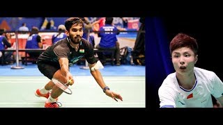 Kidambi vs Shi complete match 14 final French open 2017 [upl. by Dlareme]