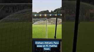 Oldham Athletic Fans singing Super Oldham OAFC OldhamAthletic FCHalifaxTown HalifaxTown [upl. by Chaudoin]