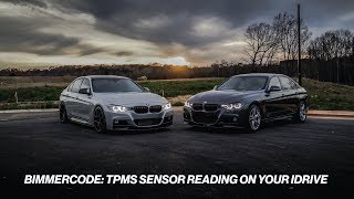 BIMMERCODE TPMS SENSOR READING ON YOUR IDRIVE [upl. by Timotheus500]