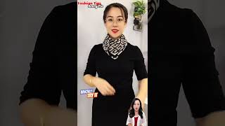 Trending Stylish Scarf Tie Methods for ladies  How to wear a scarf scarfwearing shorts [upl. by Elenaj100]