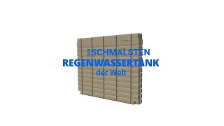 Schmaler Regenwassertank ThinTanks von Garten Zisternen  Farbe mitbestimmen und gewinnen [upl. by Asirem]