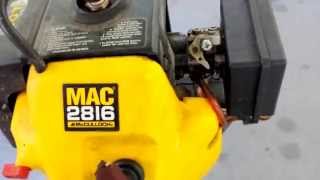 Tuning a 2stroke McCullough MAC2816 trimmer [upl. by Reitman313]