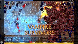 Vampire Survivors  Suor Clerici  Stage 2  Inlaid Library  Adventure World of Light and Dark [upl. by Hasan]