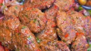 Brochettes de viande Hachée au barbecue Kefta كفتة لحم مشوية [upl. by Peatroy]