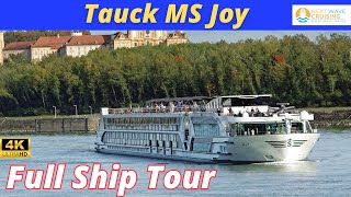 TAUCK ms JOY  Full Ship Tour  Common Areas  4K [upl. by Pru]