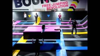 Inauguração BOUNCE Trampoline Park [upl. by Llednov]