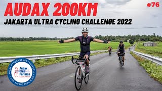 AUDAX JAKARTA 200 KM 2022 pakai Polygon Strattos S5 Disc mampukah FINISH sebelum COT 135 jam [upl. by Zobkiw]