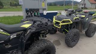 Polaris Sportsman 1000 S  Scrambler 1000 S Vožnja Kupjakom [upl. by Ireva149]