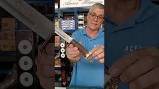 Cuchillo Muela Alcaraz 26N acerosdehispania collecting spain knife hunting blade knifemaking [upl. by Yenial]